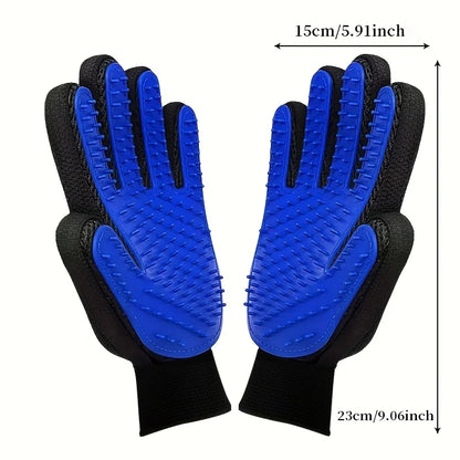 2026 NEW 2 Pieces of Pet Grooming Gloves,Hair Removal Gloves with Hair Removal and Massage Functions,Remove Floating Hair Tools.