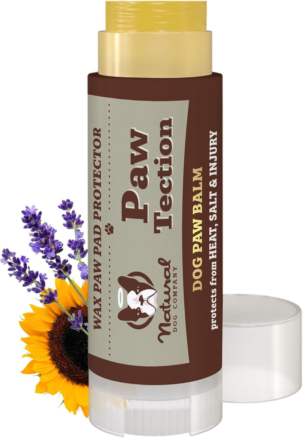 Pawtection Dog Paw Wax - Ultimate Protection for Paws on Hot Surfaces & Trails, Non-Toxic & Lick Safe, Perfect for Summer Adventures, 0.15 Oz Stick