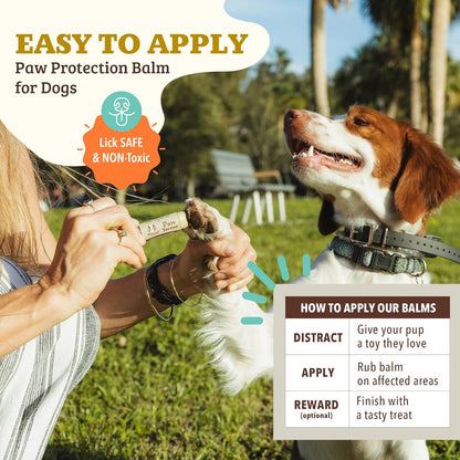 Pawtection Dog Paw Wax - Ultimate Protection for Paws on Hot Surfaces & Trails, Non-Toxic & Lick Safe, Perfect for Summer Adventures, 0.15 Oz Stick